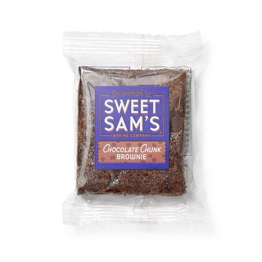 Sweet Sam's Chocolate Chunk Brownie, 12 x 1 each Case - Bakery & Desserts