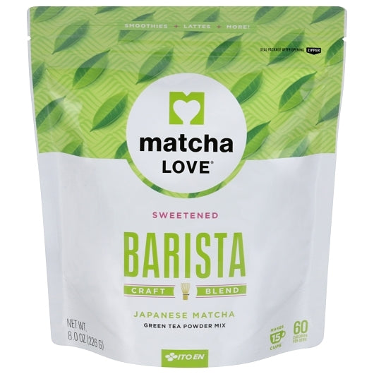 Matcha Love Matcha Green Tea Powder Mix, 6 x 8 oz Case - Coffee & Tea