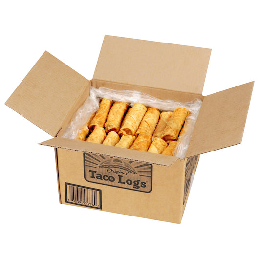 Original Taco Logs Taco Beef, Cheese, Black Bean & Salsa Filled Premium Egg Rolls, 1 x 72 each Case - DOT product image 5