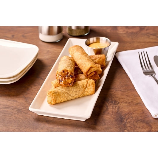 Original Taco Logs Taco Beef, Cheese, Black Bean & Salsa Filled Premium Egg Rolls, 1 x 72 each Case - DOT product image 4