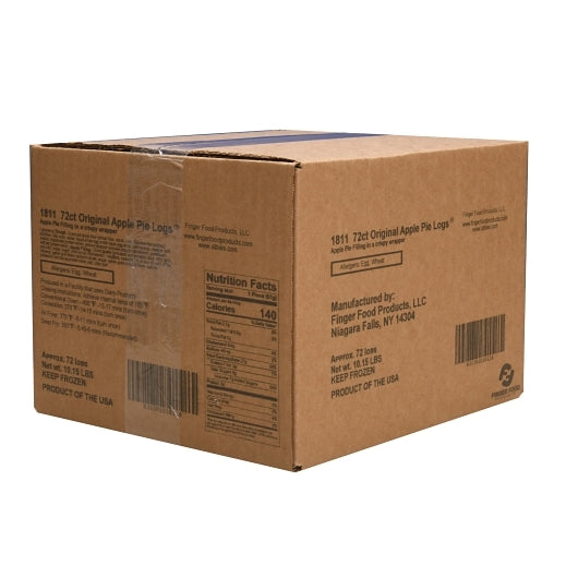 The Original Apple Pie Logs Apple Pie Filled Premium Egg Roll, 1 x 72 ct Case - DOT product image 8