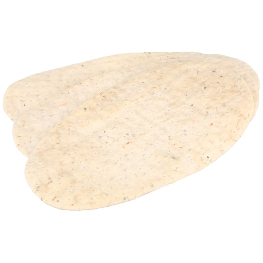 Baker's Quality Mini Oval Herb De Provence Cracker Flatbread, 60 x 3 oz Case - Crackers & Grahams