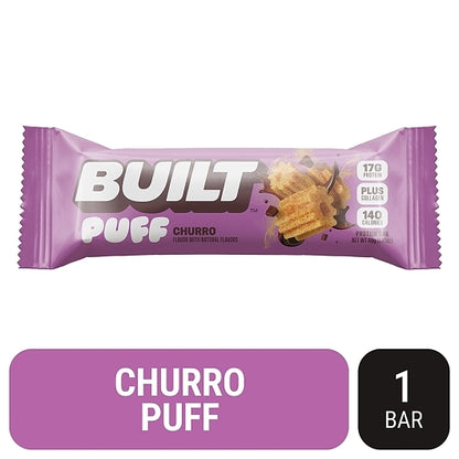 Built Churro Puff, 12 x 1.41 oz Case - Snack Bars & Granola Bars