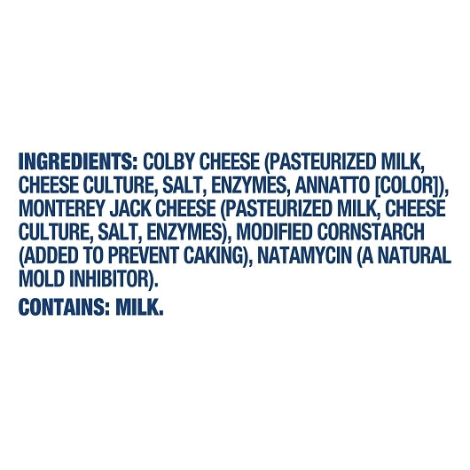 Kraft Shredded Colby Jack Cheese Bag, 12 x 8 oz Case - Disposables - image 2