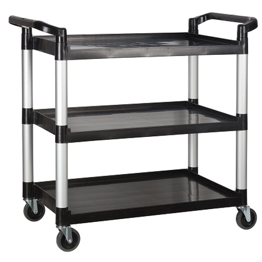 Winco Pl/ Utility Cart Black, 1 x 1 ST Case - Kitchen Equipment
