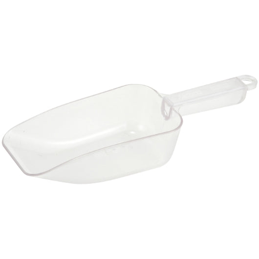 Winco 20 Ounce Polycarbonate Clear Scoop, 1 x 1 each Case - Kitchen Equipment