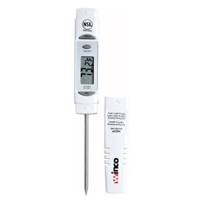 Winco 3 Inch 1.25 LCD Digital Probe White Thermometer, 1 x 1 each Case - DOT product image 2