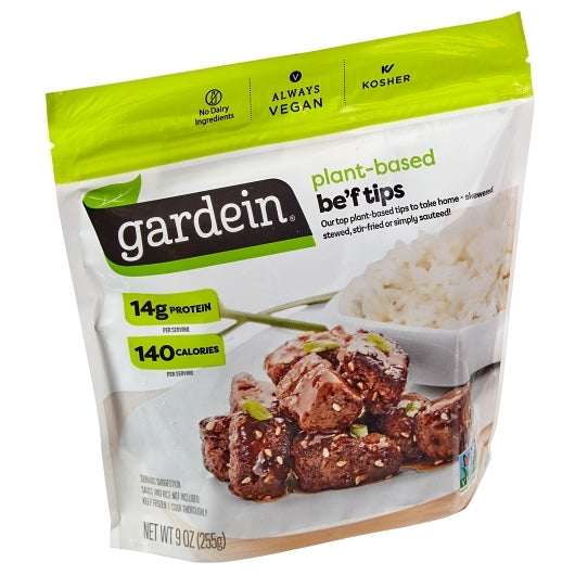 Garden Homestyle Beefless Tips, 8 x 9 oz Case - DOT product image 2