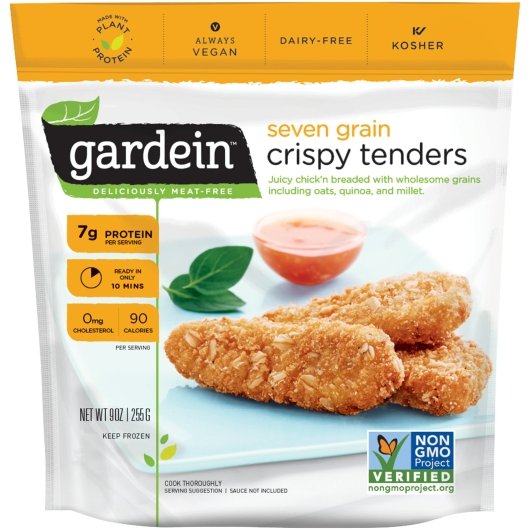 Grdn Seven Grain Crispy Tenders, 8 x 9 oz Case - Prepared Foods