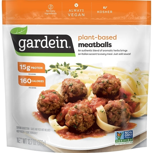 Garden Clc Mless Classic Meatless Meatballs, 8 x 12.7 oz Case - DOT product image 2