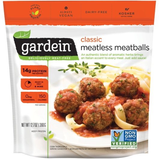 Garden Clc Mless Classic Meatless Meatballs, 8 x 12.7 oz Case - Prepared Foods