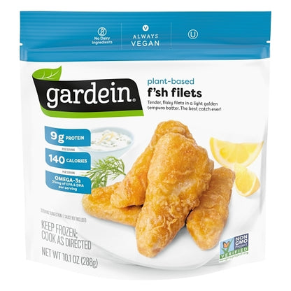 Garden Fishless Filet Fishless Fillet, 8 x 10.1 oz Case - Prepared Foods