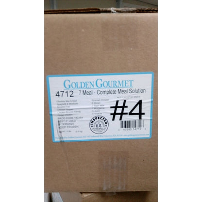 Golden Gourmet 7 Meal Park W/frzn Milk, 1 x 7 ct Case - Frozen Vegetables & Sides