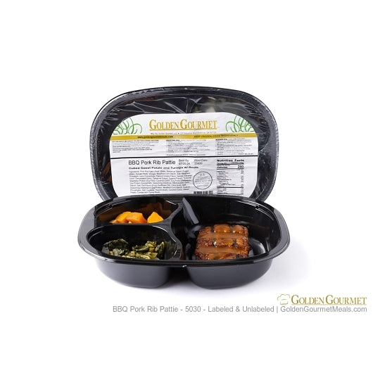 Golden Gourmet Pork Rib Patty, Cubed Sweet Potato, & Turnip with Roots, 20 x 1 ct Case - DOT product image 7