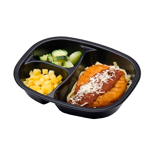 Golden Gourmet Breaded Chicken Patty, Mozzarella Cheese, Yellow Squash & Zucchini & Marinara Sauce Over Fettuccini, 20 x - DOT product image 5