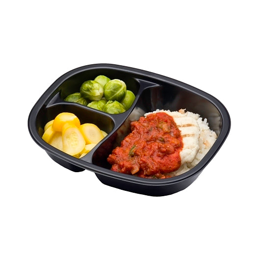 Golden Gourmet Chicken Cacciatore Over Rice with Marinara, Brussels Sprouts, & Yellow Squash, 20 x 1 ct Case - DOT product image 4
