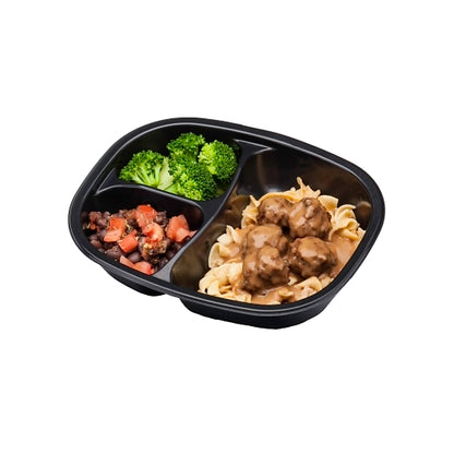 Golden Gourmet Swedish Meatballs With Pasta, Broccoli, & Black Bean Mix, 20 x 1 ct Case - DOT product image 4