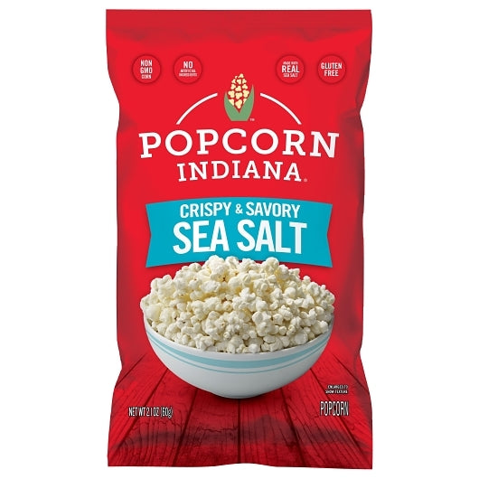 Popcorn Indiana Crispy And Savory Sea Salt, 6 x 2.1 oz Case - DOT product image 2