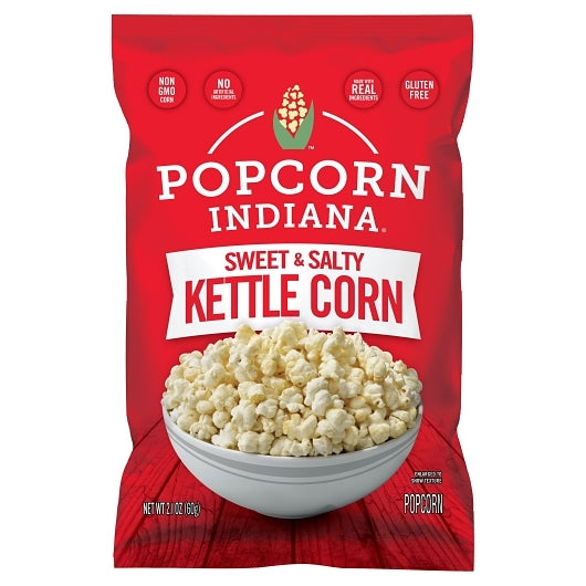Popcorn Indiana Sweet & Salty Kettle Corn, 6 x 2.1 oz Case - DOT product image 2