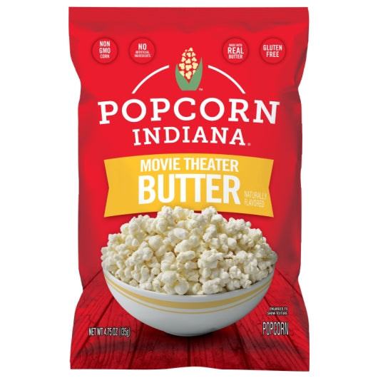 Popcorn Indiana Movie Theater Butter Popcorn, 12 x 4.75 oz Case - DOT product image 2