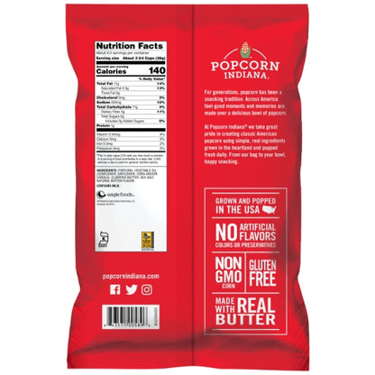 Popcorn Indiana Movie Theater Butter Popcorn, 12 x 4.75 oz Case - DOT product image 3