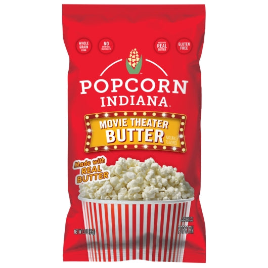 Popcorn Indiana Movie Theater Butter Popcorn, 6 x 3 oz Case - DOT product image 2
