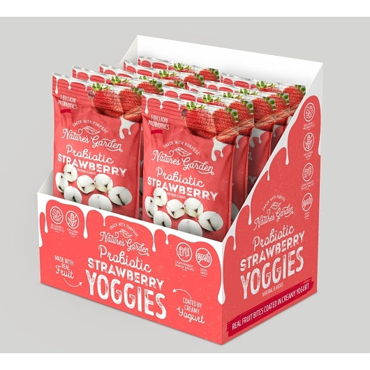 Nature's Garden Probiotic Strawberry Yoggies Single Serve, 5 x 10 x 1 each Case - Dried Fruit & Fruit Snacks - image 2