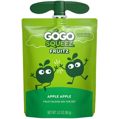Gogo Squeez Apple, Banana & Strawberry Applesauce Variety Pack, 6 x 12 each Case - DOT product image 6