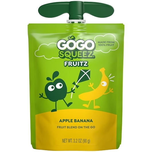 Gogo Squeez Apple, Banana & Strawberry Applesauce Variety Pack, 6 x 12 each Case - DOT product image 7