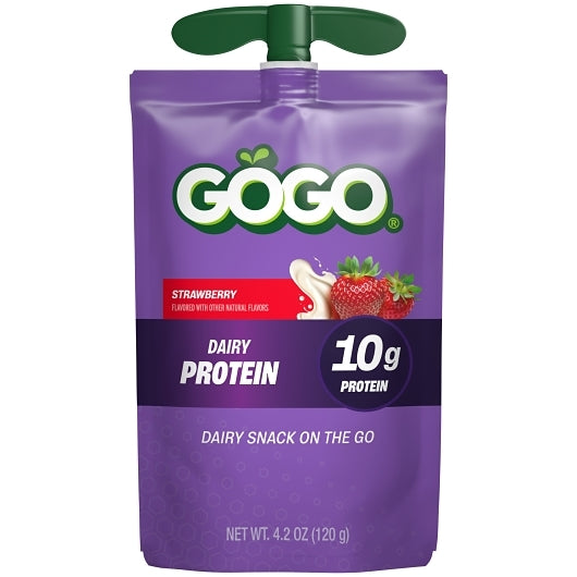 Gogo Squeez Active Power Up Strawberry, 1 x 12 ct Case - Bakery & Desserts