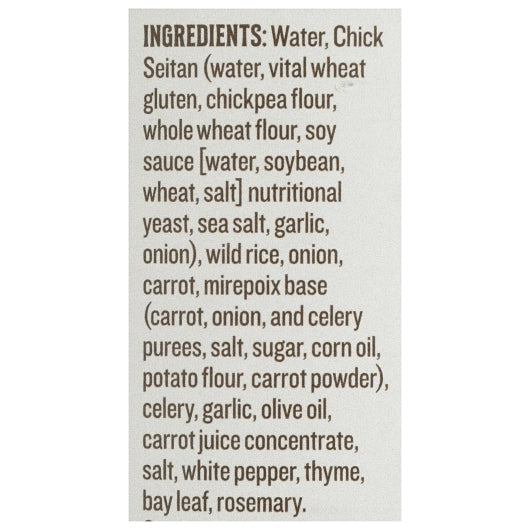 Upton's Naturals Chick & Wild Rice Soup, 8 x 14 oz Case - DOT product image 5