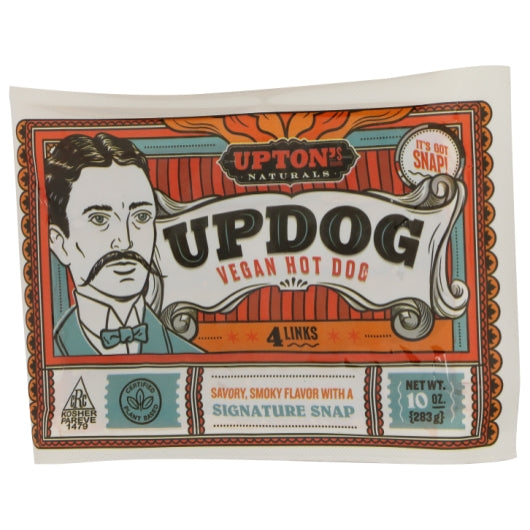 Upton's Naturals UPDOG VEGAN HOT DOGs, 6 x 10 oz Case - DOT product image 5