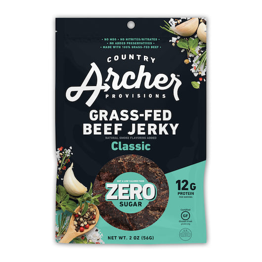 Country Archer Jerky Co Cowboy Cut Old Fashioned Beef Jerky, 12 x 2 oz Case - DOT product image 2