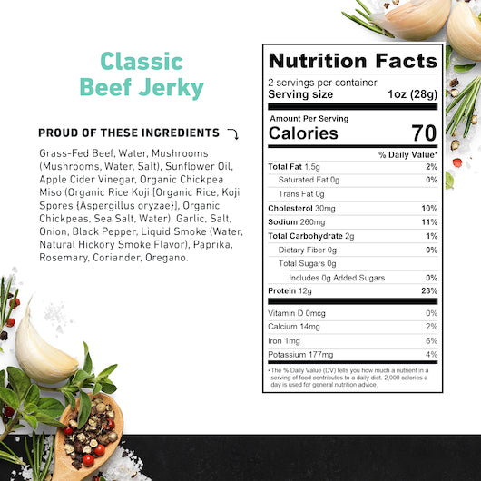 Country Archer Jerky Co Cowboy Cut Old Fashioned Beef Jerky, 12 x 2 oz Case - DOT product image 4