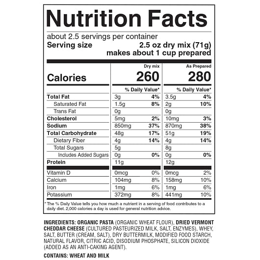Cabot Mac & Cheese Seriously Sharp, 12 x 6.25 oz Case - Prepared Foods - image 2
