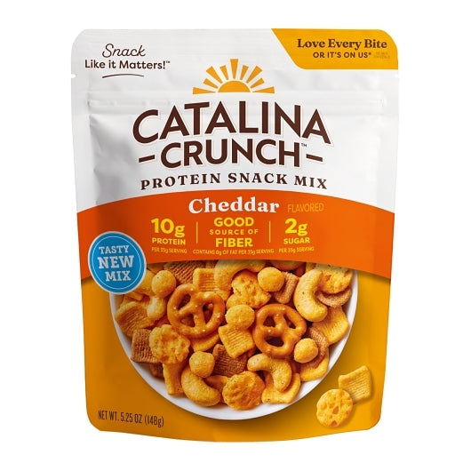 Catalina Snacks Inc Crunch Cheddar Snack Mix Case, 6 x 5.25 oz Case - Snacks