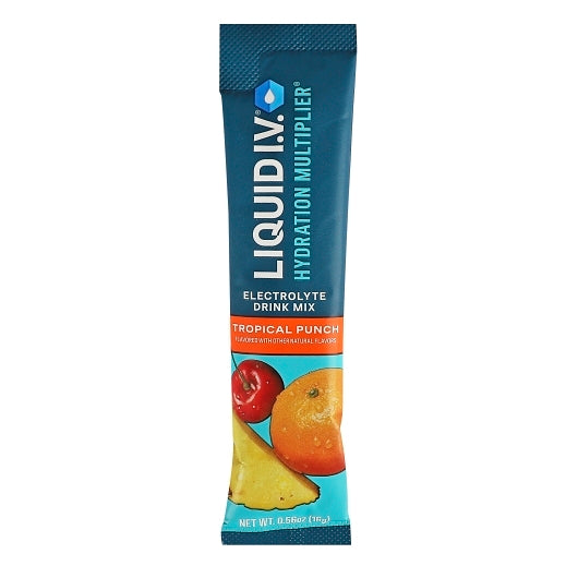Liquid I.V. Tropical Punch Hydration Multiplier Electrolyte Drink Mix 8 Count, 12 x 8 x 0.56 oz Case - Pantry - image 2