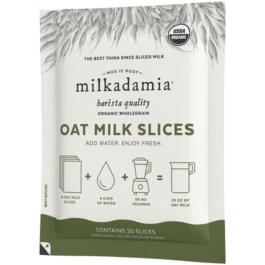 Milkadamia Oat Milk Slices, 5 x 640 GR Case - Beverages