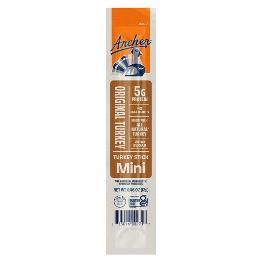Country Archer Jerky Co Original Turkey Mini Sticks, 6 x 7.36 oz Case - Meat Snacks - image 2