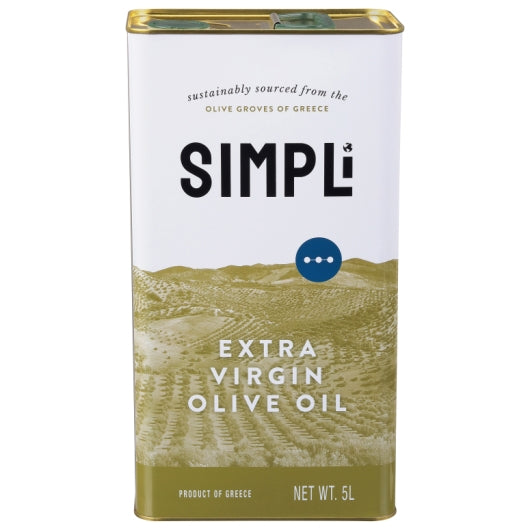Simpli Extra Virgin Olive Oil, 4 x 5 LT Case - Condiments & Sauces