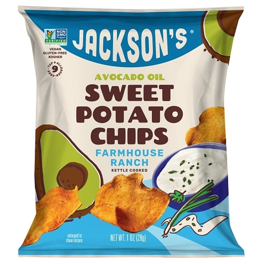 Jackson's Sweet Potato Avocado Oil Farmhouse Ranch, 50 x 1 oz Case - Pantry Ingredients