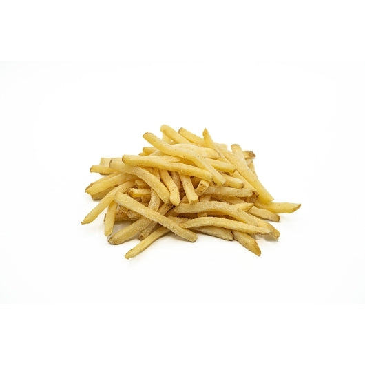 Frites Street 1/4" Twice Fried Kennebec Shoestring Fries, 5 x 5 lb Case - Frozen Potatoes Sides