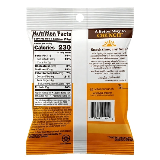 Catalina Crunch Cheddar Crunch Mix, 12 x 1.85 oz Case - Pantry Ingredients