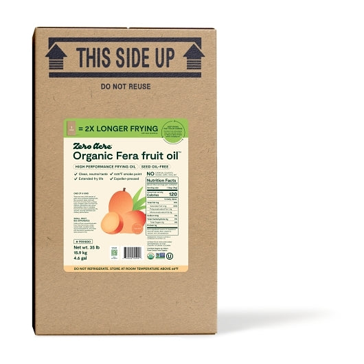 Zero Acre Organic Fera Fruit Oil, 1 x 35 lb Case - Pantry Ingredients