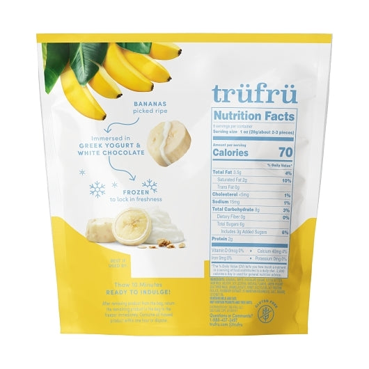 Tru Fru Frozen Banana In Greek Yogurt, 6 x 8 oz Case - Cheese & Dairy