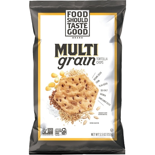 Food Should Taste Good Multigrain Tortilla Chips, 12 x 5.5 oz Case - Snacks