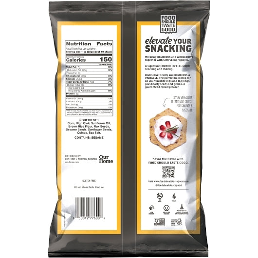 Food Should Taste Good Multigrain Tortilla Chips, 12 x 5.5 oz Case - Snacks - image 2