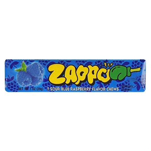 Zappo Candy Sour Blue Raspberry Chews, 12 x 30 x 1 oz Case - Candy & Confections - image 2