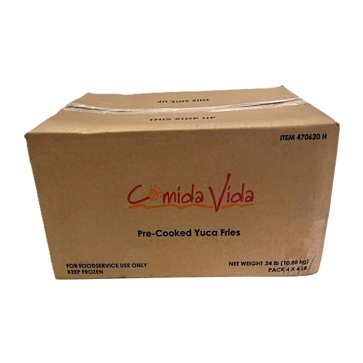 Comida Vida YUCA STEAK CUT FRIES, 4 x 6 lb Case - DOT product image 5