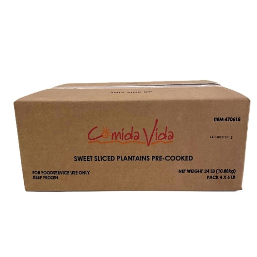 Comida Vida Sliced Ripe Plantains, 4 x 6 lb Case - DOT product image 4